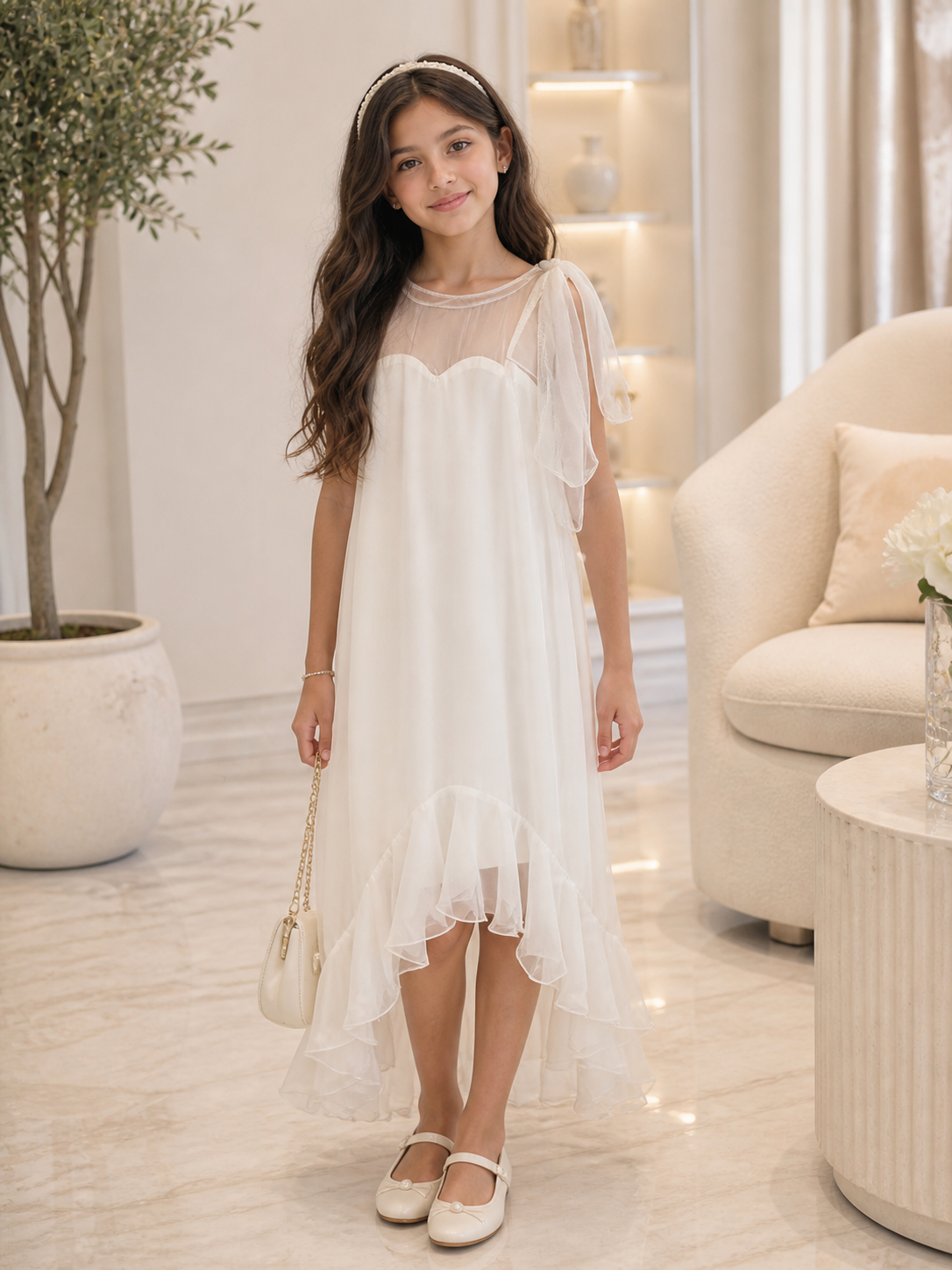 Satin dress