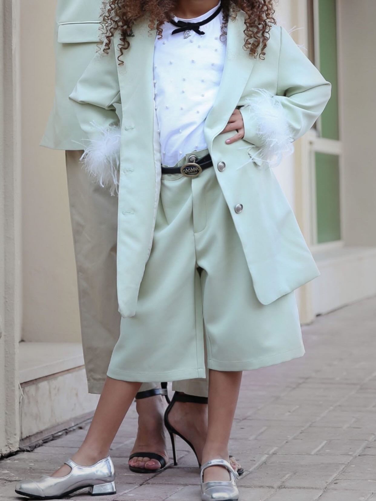 Feather blazer