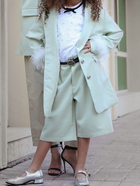 Feather blazer