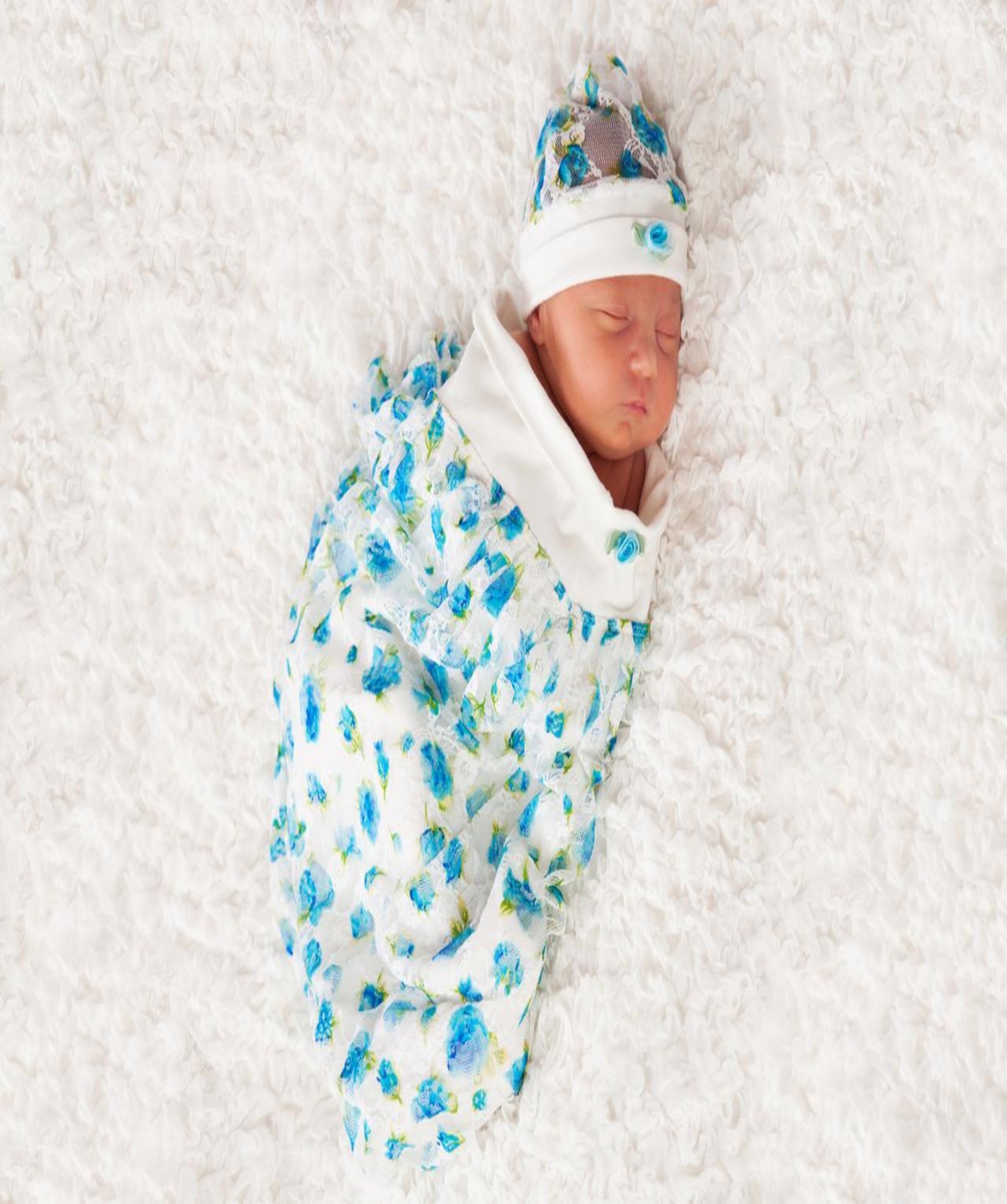 Baby Swaddle مهاد مع قبعة