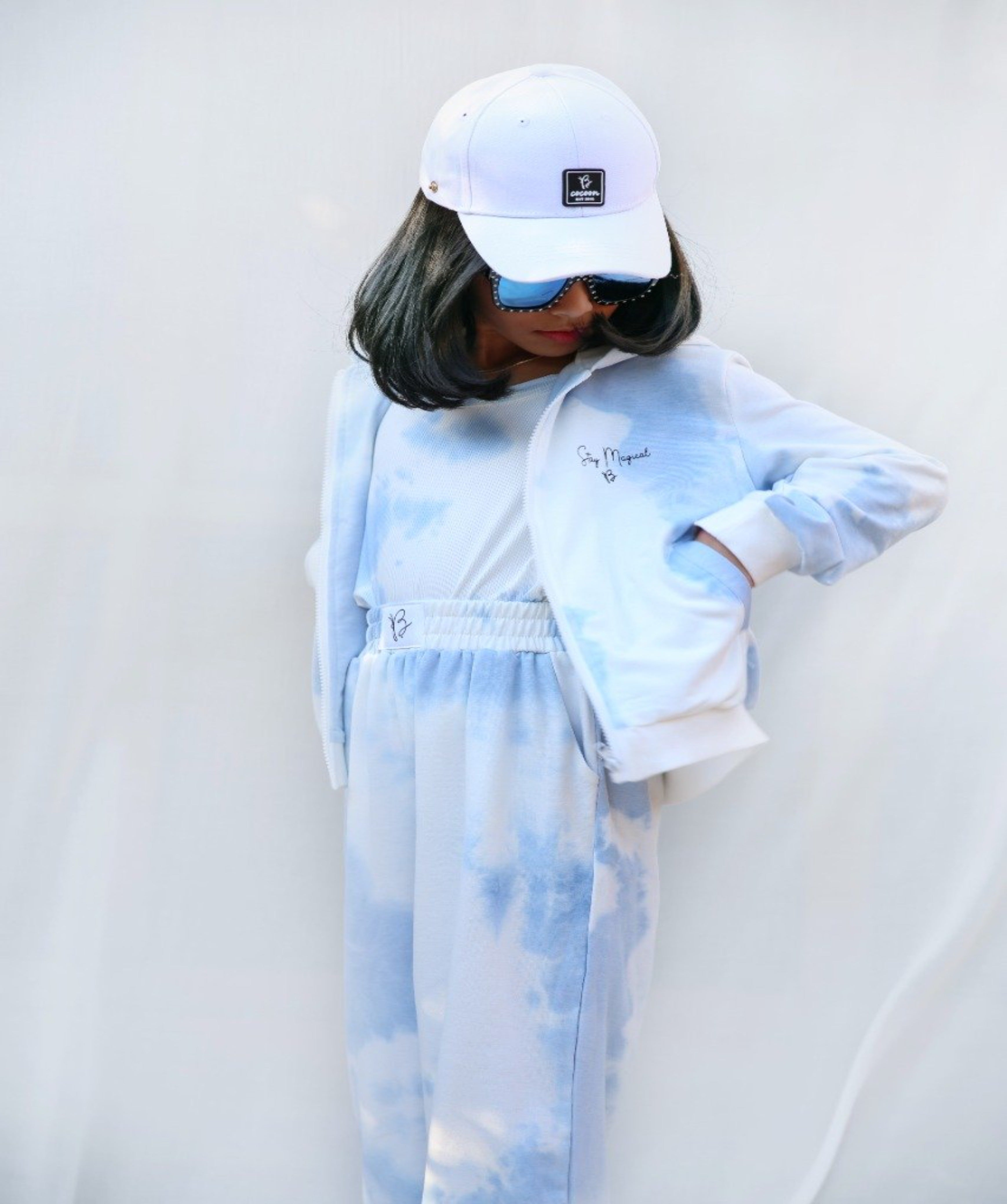 GIRL SET TOP&JACKET طقم بناتي توب وجاكيت