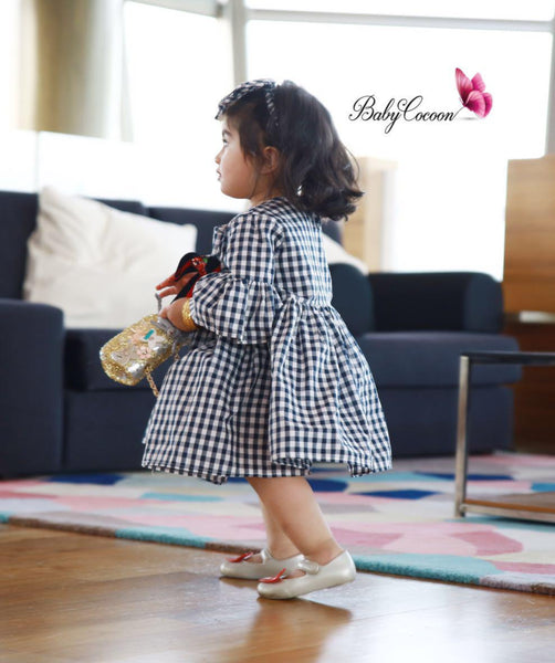 GIRL DRESS فستان مع ربطة شعر