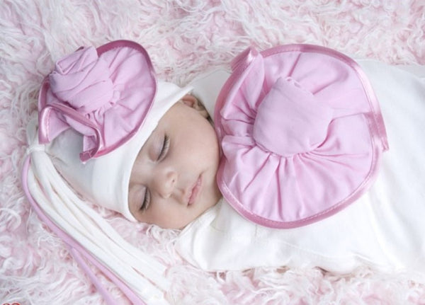 Baby Swaddle مهاد مع قبعة